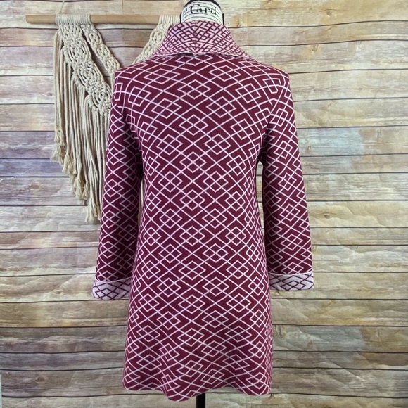 Anthropologie | Moth ‘Galena’ Cowl Neck Alpaca Printed Pullover Sweater Top - Picture 5 of 9